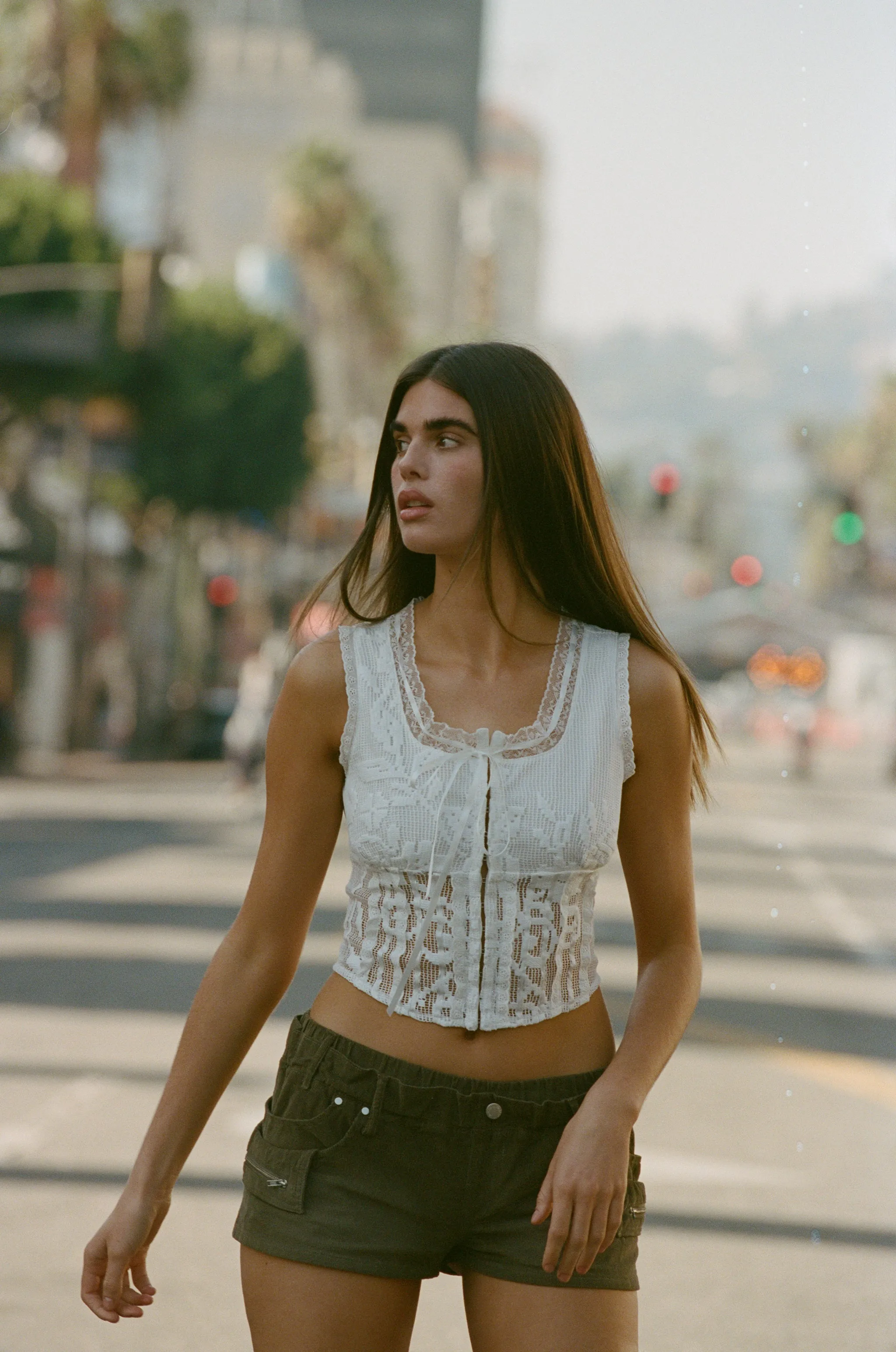 Adeline Top | White Lace