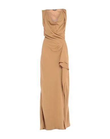 Alberta Ferretti Women Long dress Camel 8 UK