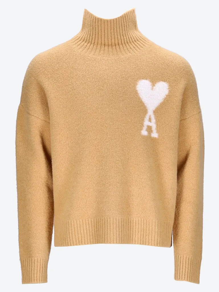 Ami de coeur turtleneck sweater