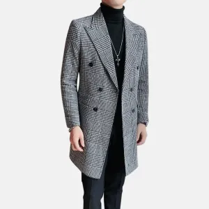 Antonios Patchwork Long Coat Men