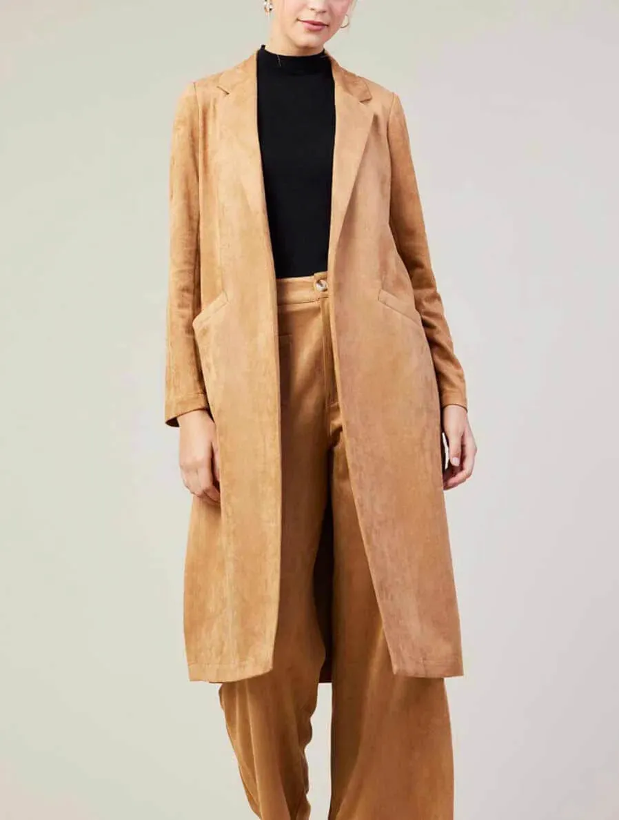 Call It Fate Camel Duster Jacket