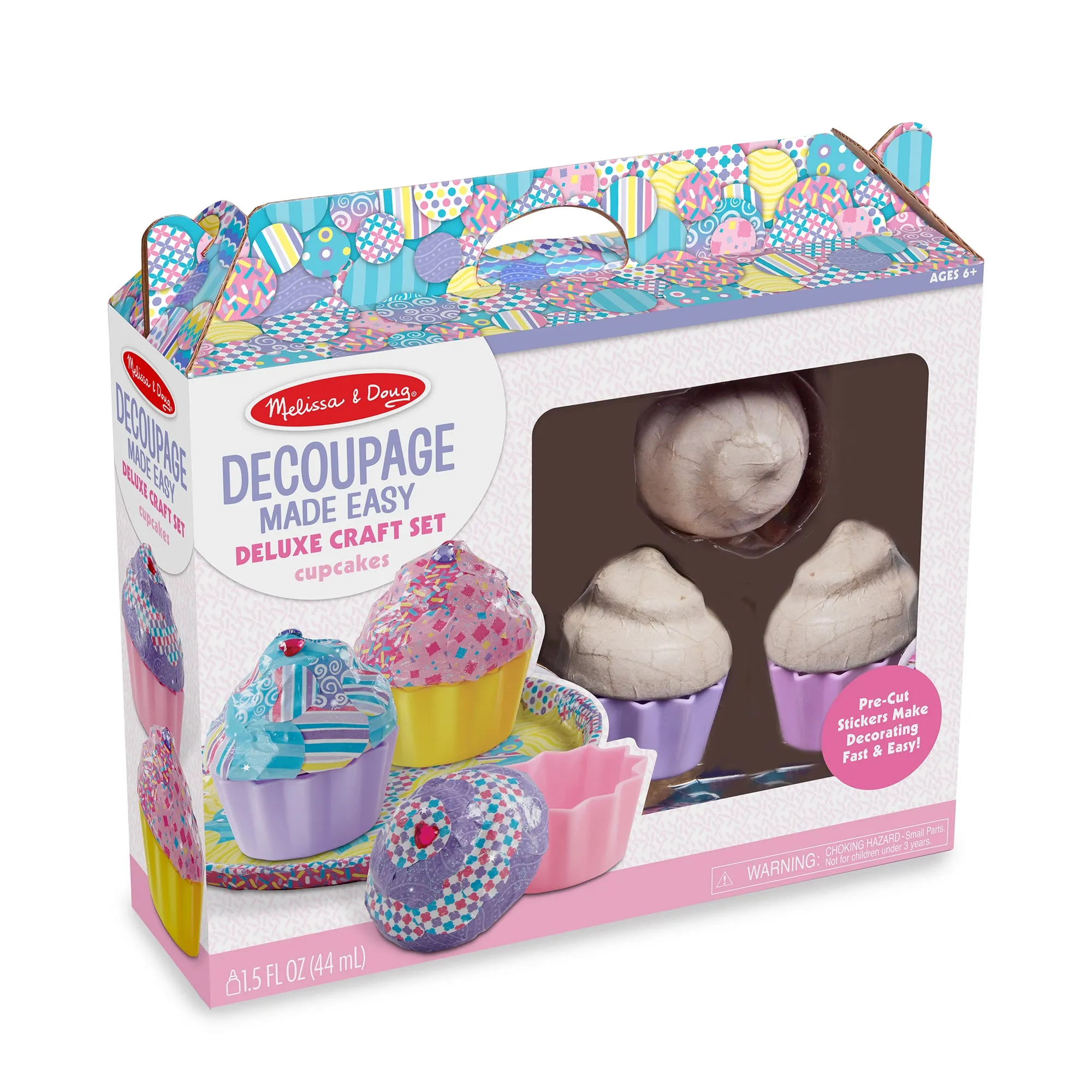 Decoupage Made Easy Deluxe Craft Set - Cupcakes