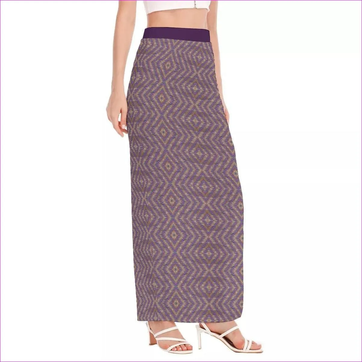 Derma Womens Side Slit Long Skirt