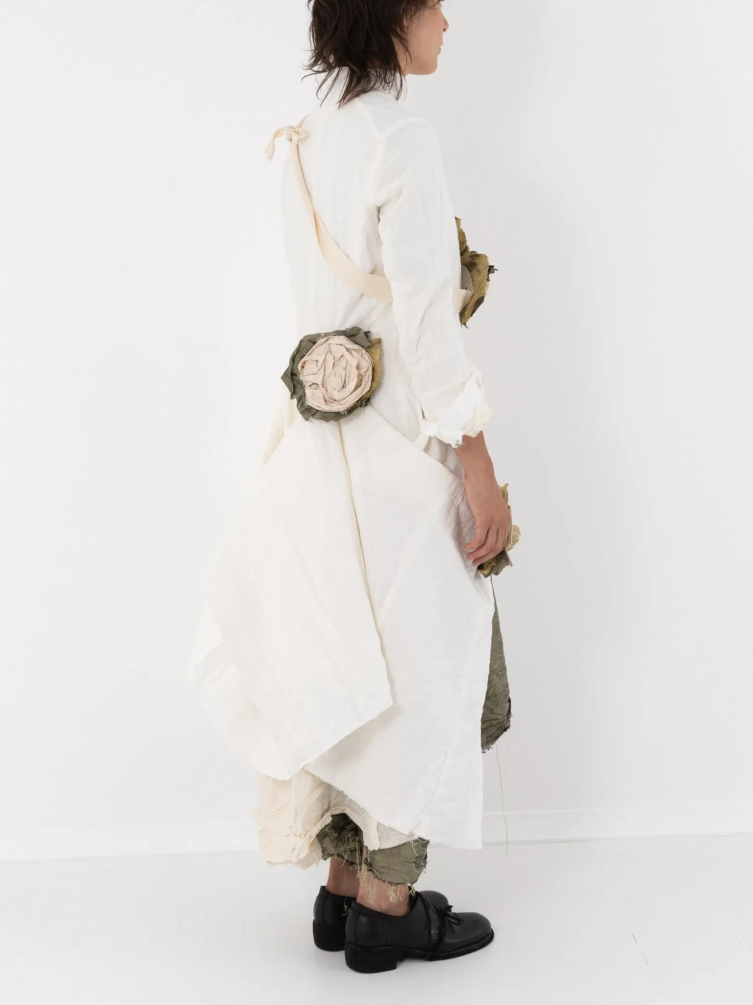 Elena Dawson Lunar Coat, White Linen