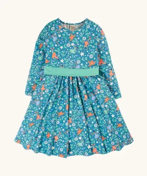 Frugi Party Skater Dress - Enchanted Forest