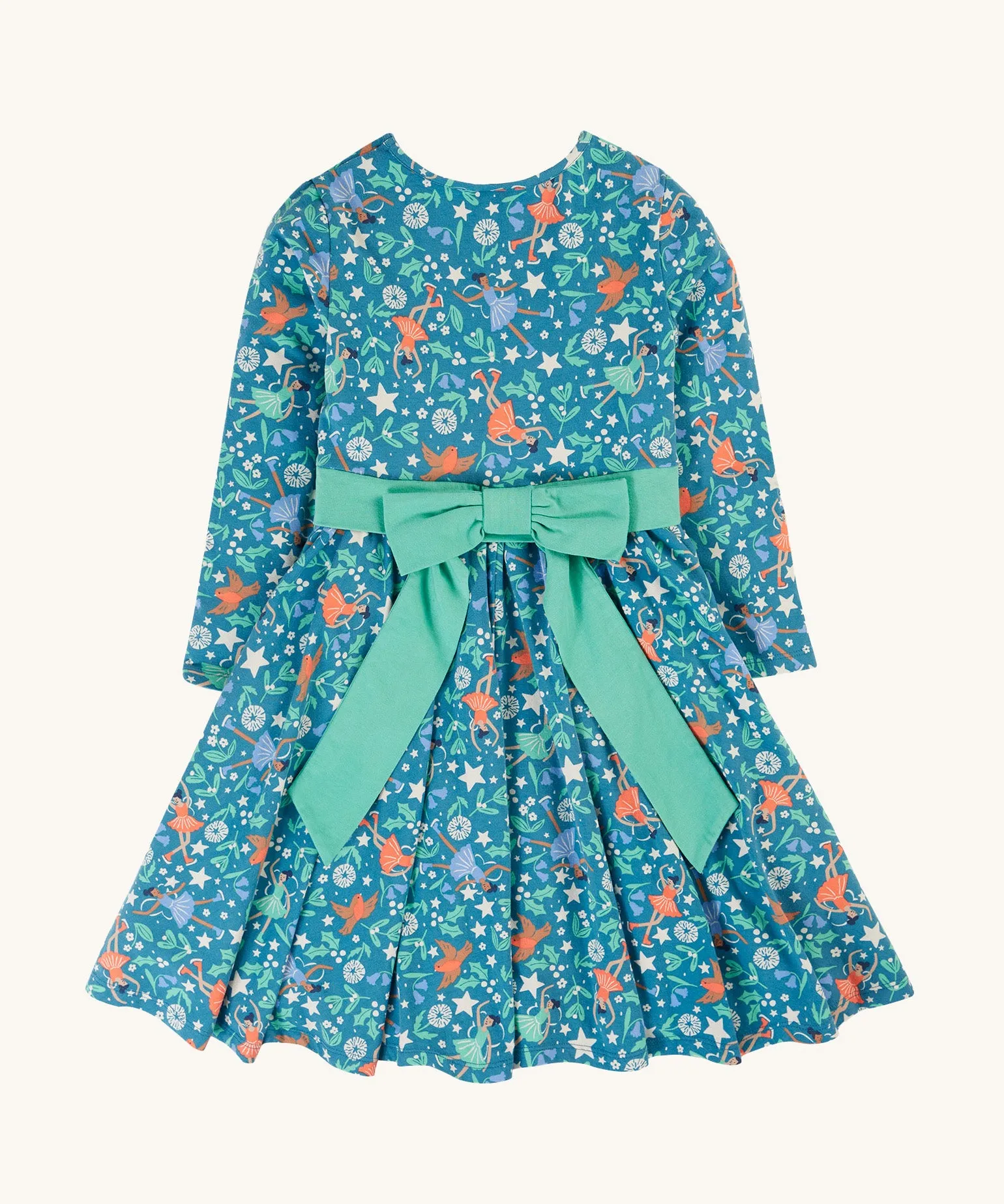 Frugi Party Skater Dress - Enchanted Forest