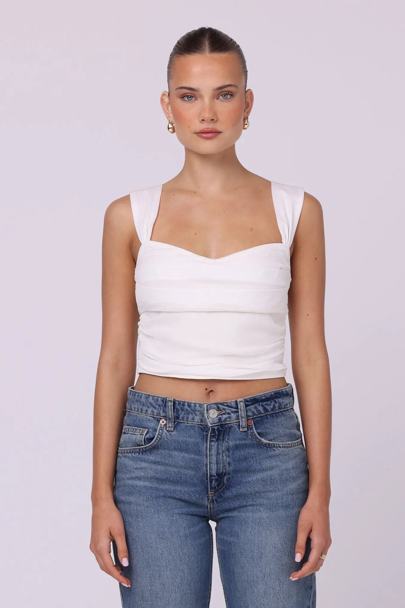 Isabelle Quinn Kelly Corset Top - White