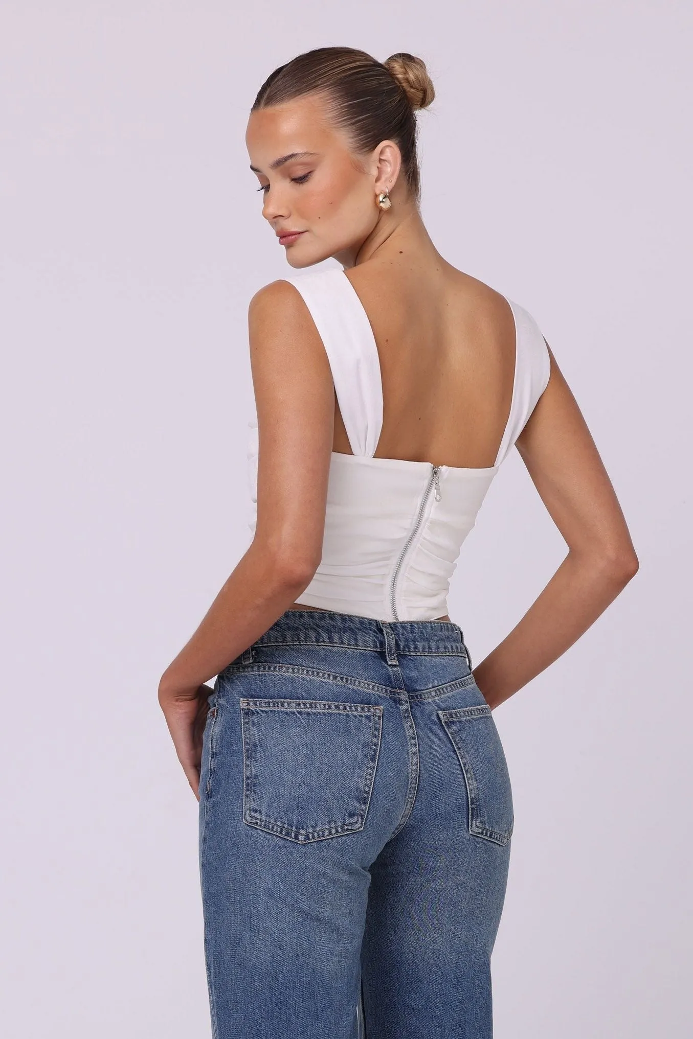 Isabelle Quinn Kelly Corset Top - White