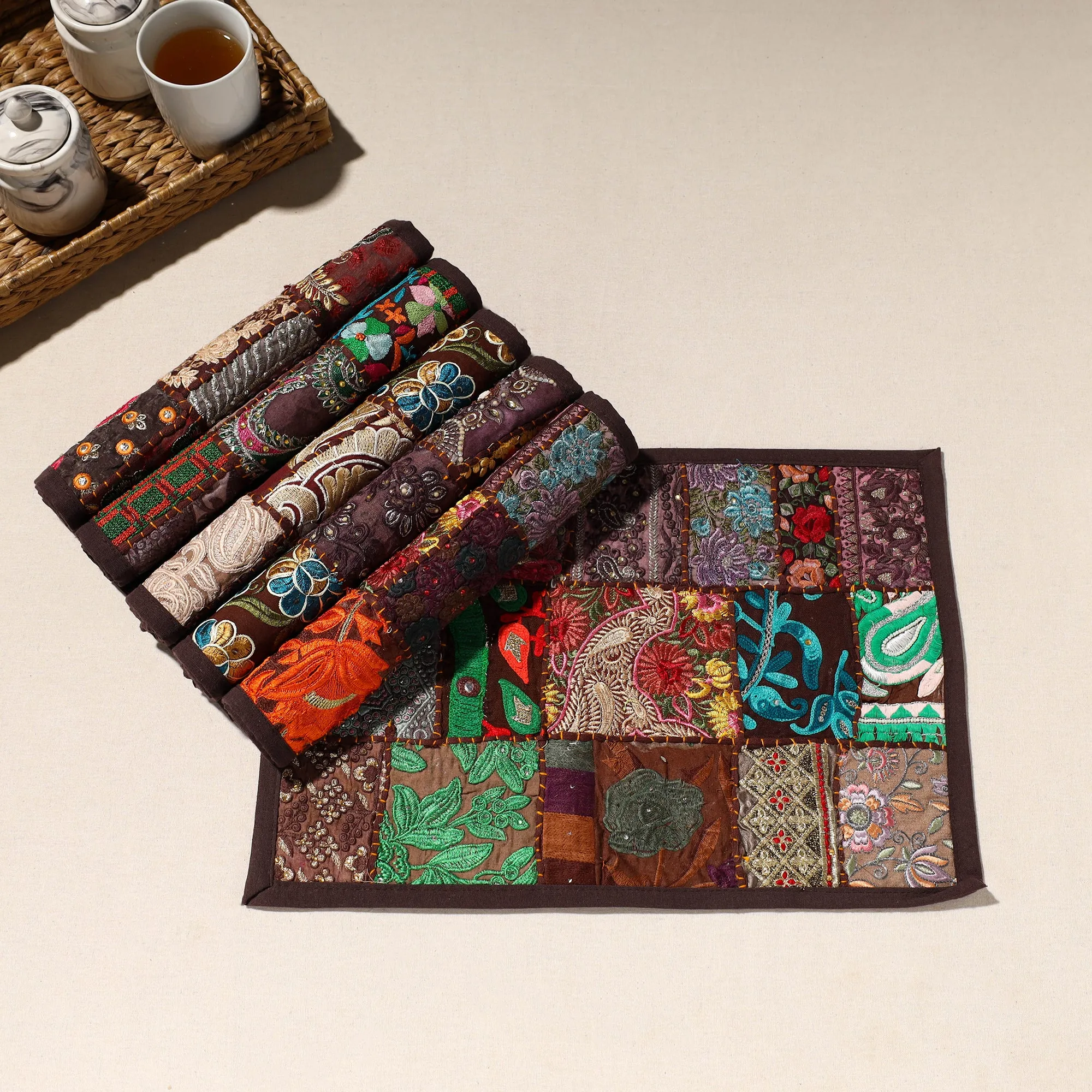 Khambadiya Patchwork Cotton Table Mats (SO6) 06