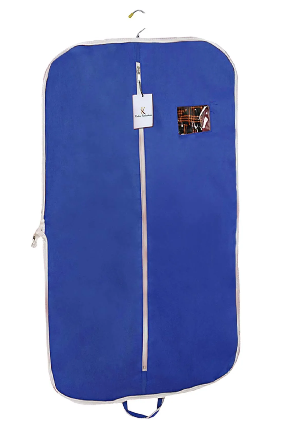 Kuber Industries 2 Pieces Foldable Non Woven Men's Coat Blazer Suit Cover (Royal Blue) -CTKTC41462