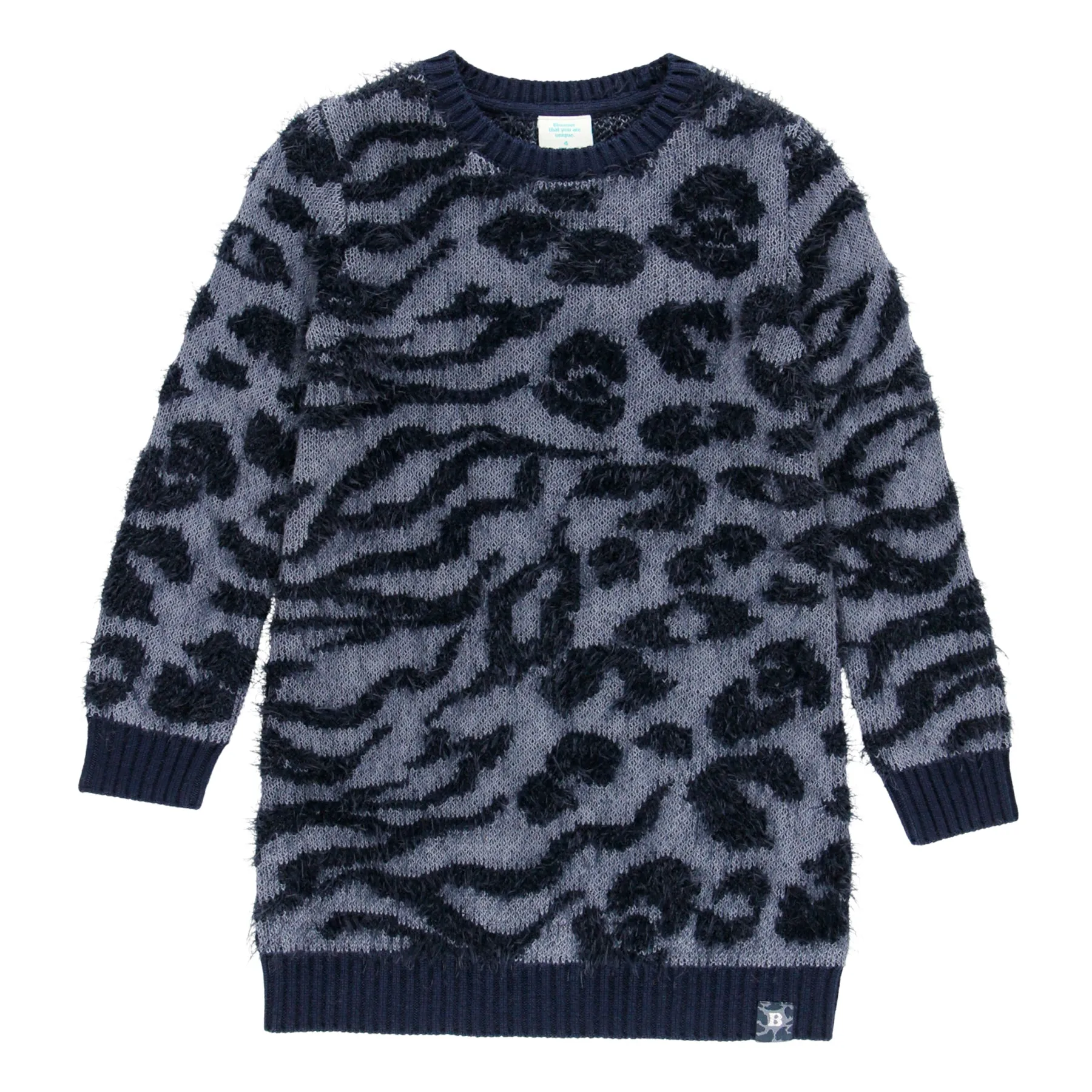 Leopard Knit Sweater Dress - FINAL SALE