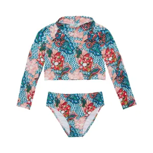 Long Sleeve Crop Top Bikini Frida