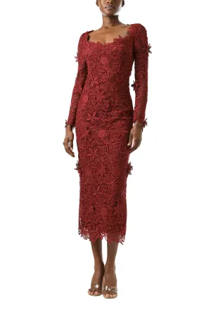 Long Sleeve Lace Sheath