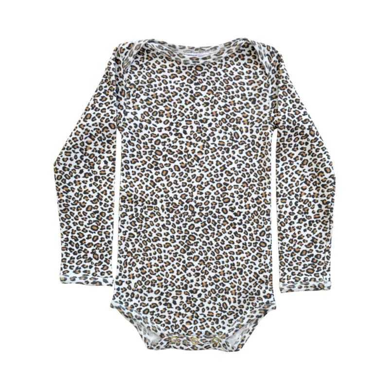 Maed for mini Brown Leopard / Bodysuit