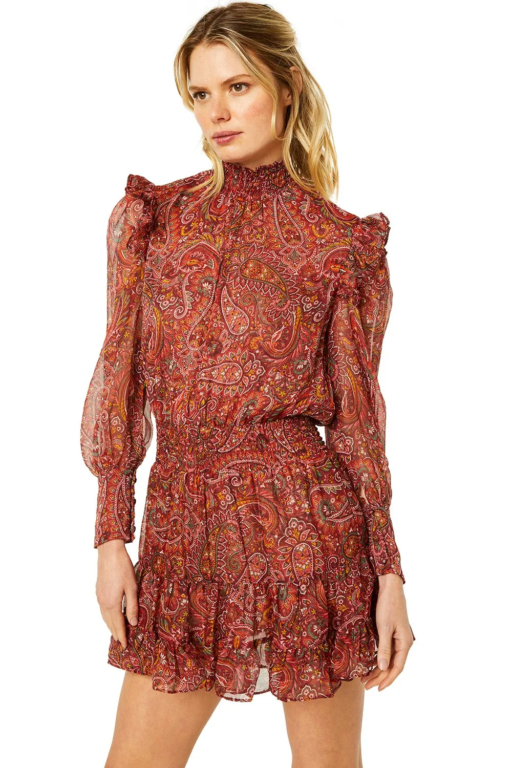 Misa - Gianna Dress in Bohemian Paisley