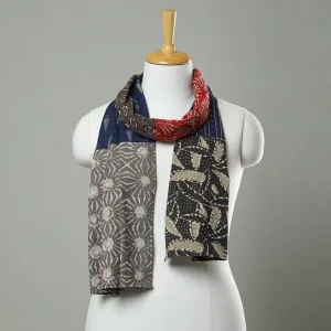 Multicolor - Patchwork Block Printed Cotton Stole 07