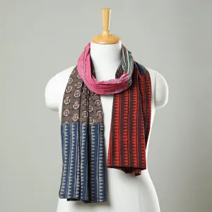 Multicolor - Patchwork Block Printed Cotton Stole 58