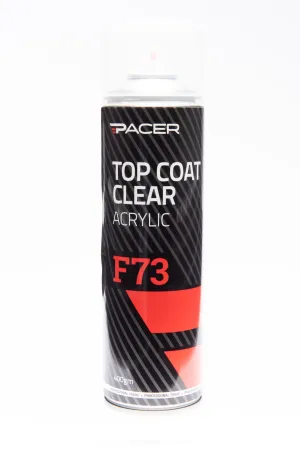 Pacer F73 Top Coat Clear Acrylic 400g Aerosol - TCC400 (Pickup Only)