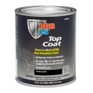 POR-15 Top Coat Direct to Metal (DTM) Paint (PINT)