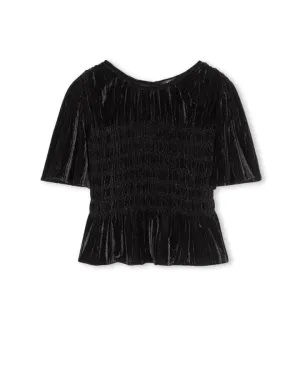 Rails Crinkle Velvet Top