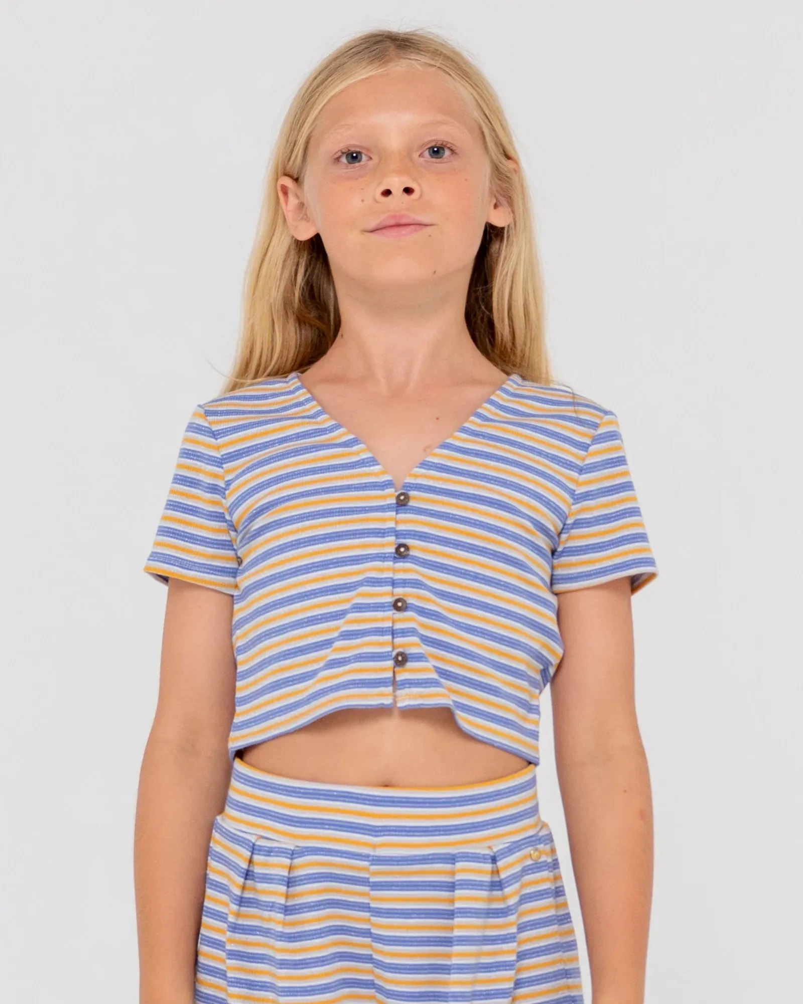 Rusty Camila Stripe Top Girls