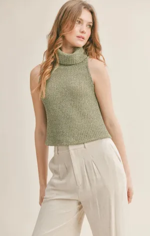 Sadie & Sage Adeline Turtleneck Tank Top