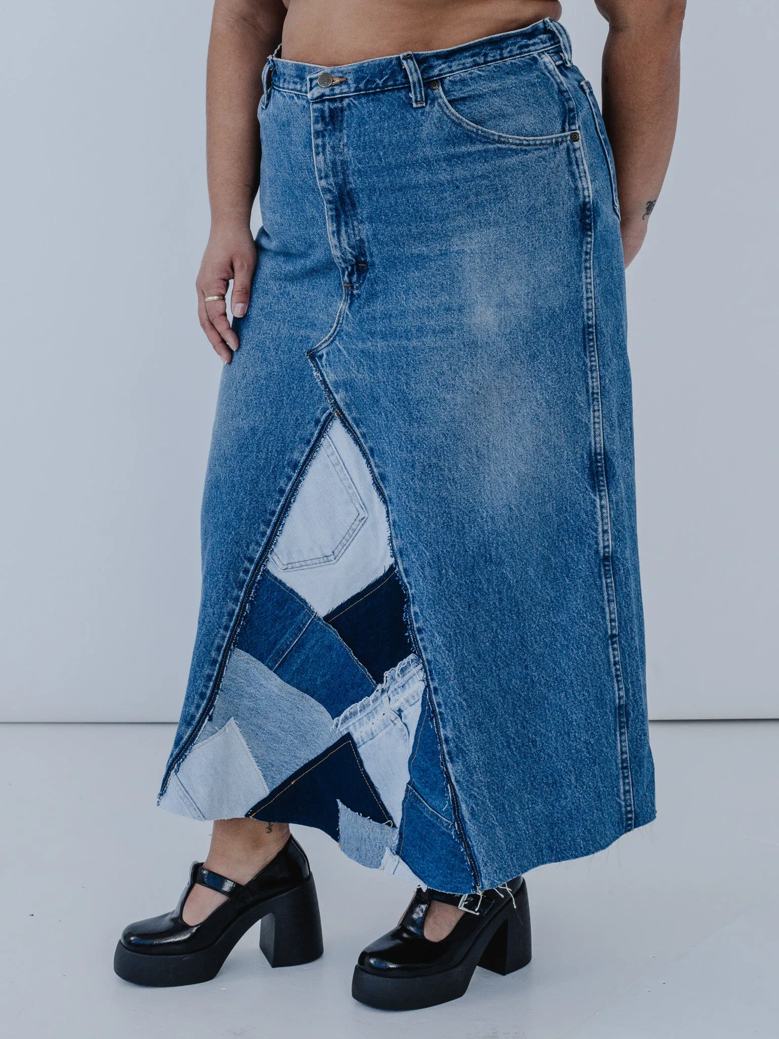 Uecker Uecker x BRZ - Bari Denim Skirt (40")